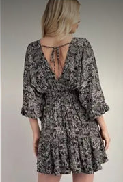 Flutter Sleeve Dress